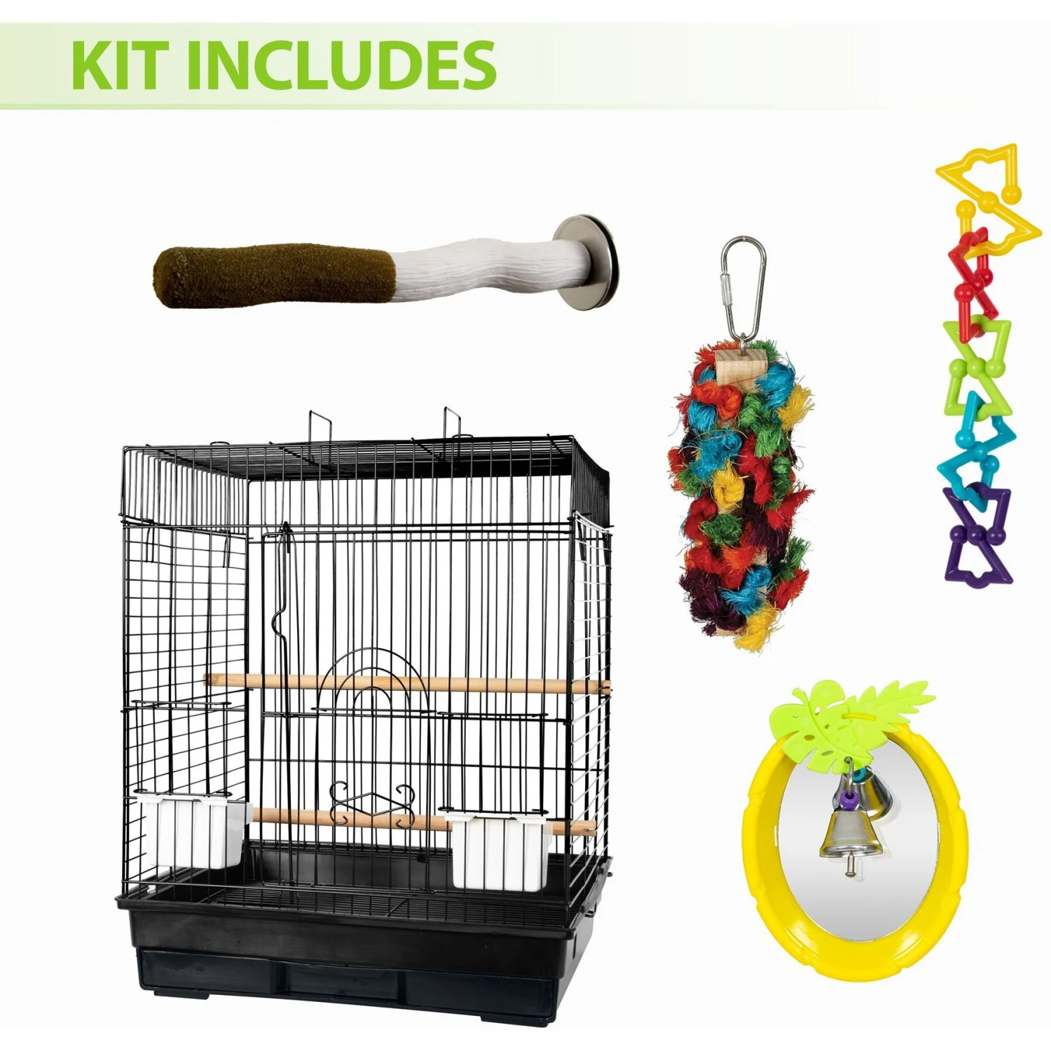 Caitec 448S Fun Kit Bird Cage, Black 5 Caitec 448S Fun Kit Bird Cage, Black - Image 3