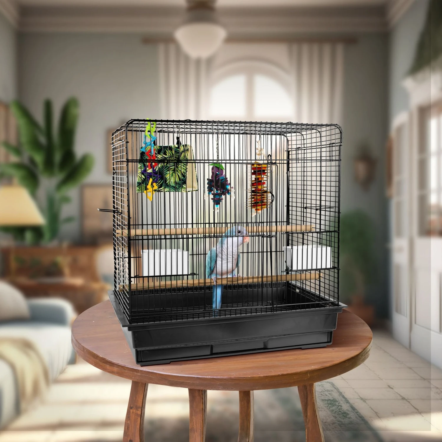 Caitec 2418S Fun Kit Bird Cage, Black 3 Caitec 2418S Fun Kit Bird Cage, Black - Image 2