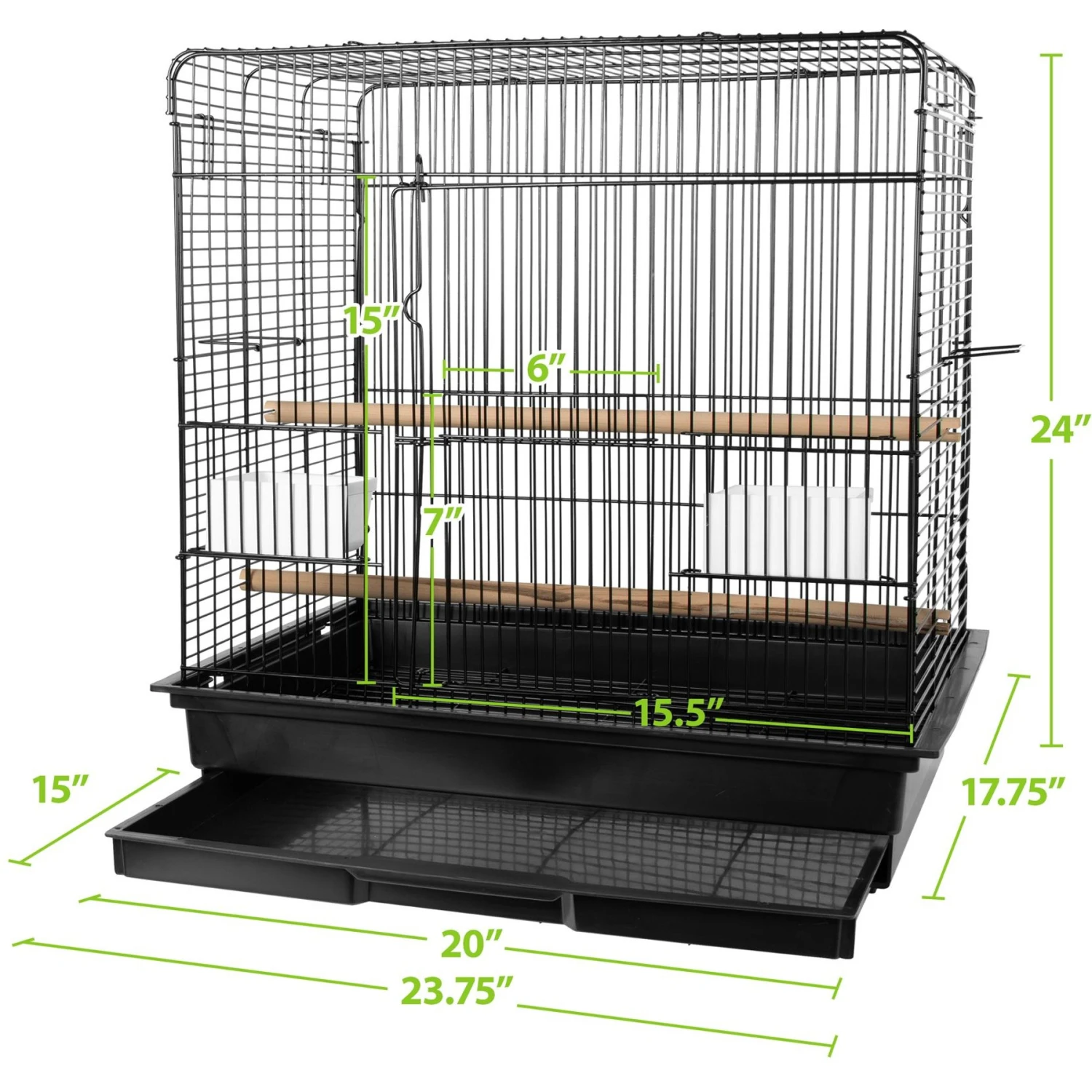 Caitec 2418S Fun Kit Bird Cage, Black 5 Caitec 2418S Fun Kit Bird Cage, Black - Image 4