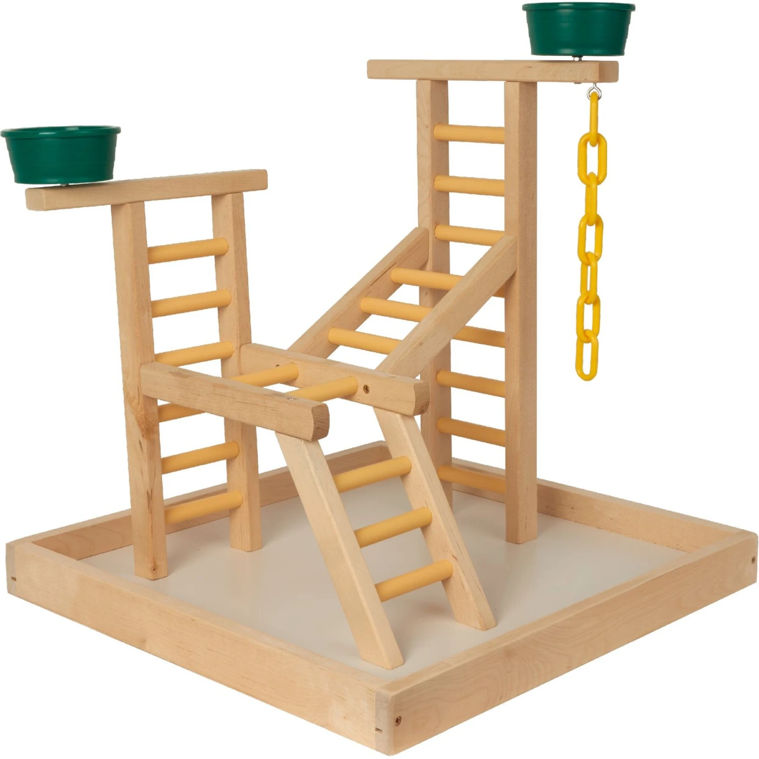 Caitec 20-in Playland With Cups Bird Perch 3 Caitec 20-in Playland With Cups Bird Perch