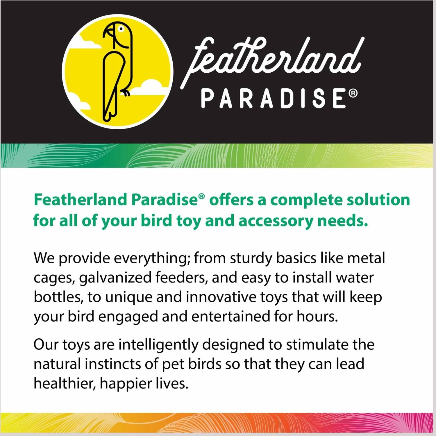 Caitec 20-in Playland With Cups Bird Perch 9 Caitec 20-in Playland With Cups Bird Perch - Image 7