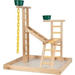 Caitec 24-in Playland With Cups Bird Perch