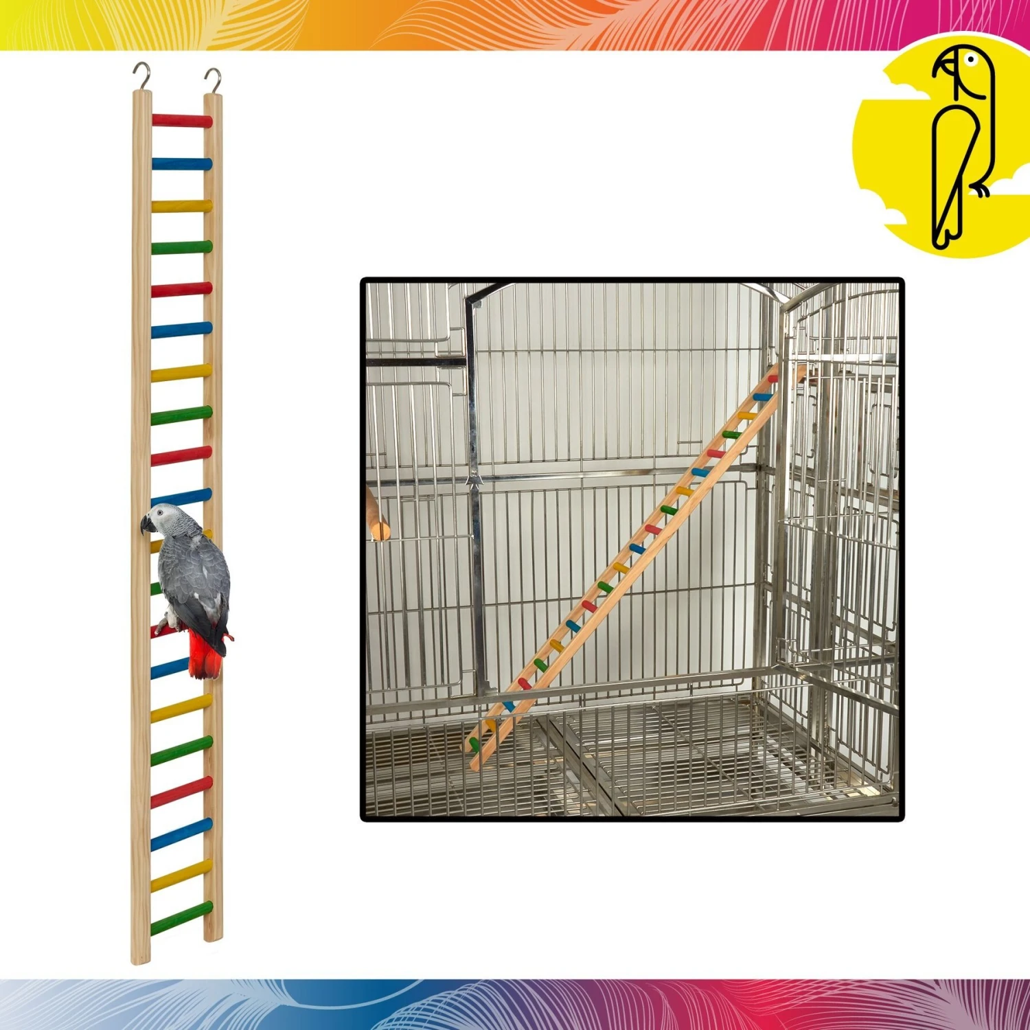 Caitec Parrot Ladder 4 Caitec Parrot Ladder - Image 2