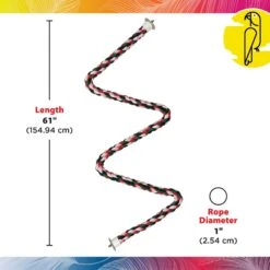 Caitec Cotton Zig Zag Bird Perch -Sunny Decor Shop 802030 PT2. AC SS1800 V1692280866