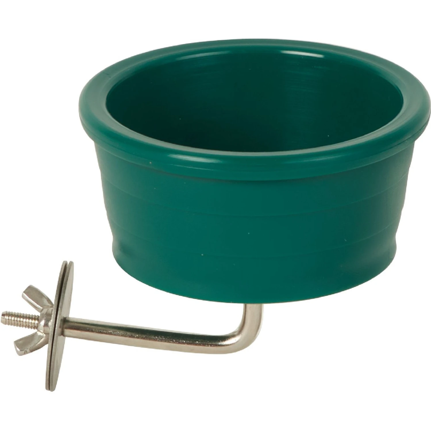 Caitec Plastic Cup With Stainless Hardware Bird Cage Accessory 3 Caitec Plastic Cup With Stainless Hardware Bird Cage Accessory