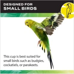 Caitec Plastic Cup With Stainless Hardware Bird Cage Accessory 14 Caitec Plastic Cup With Stainless Hardware Bird Cage Accessory -Sunny Decor Shop 802078 PT4. AC SS1800 V1692817212
