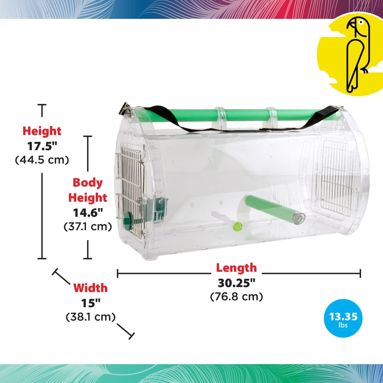 Caitec Perch 'N Go Bird Carrier 6 Caitec Perch 'N Go Bird Carrier - Image 4