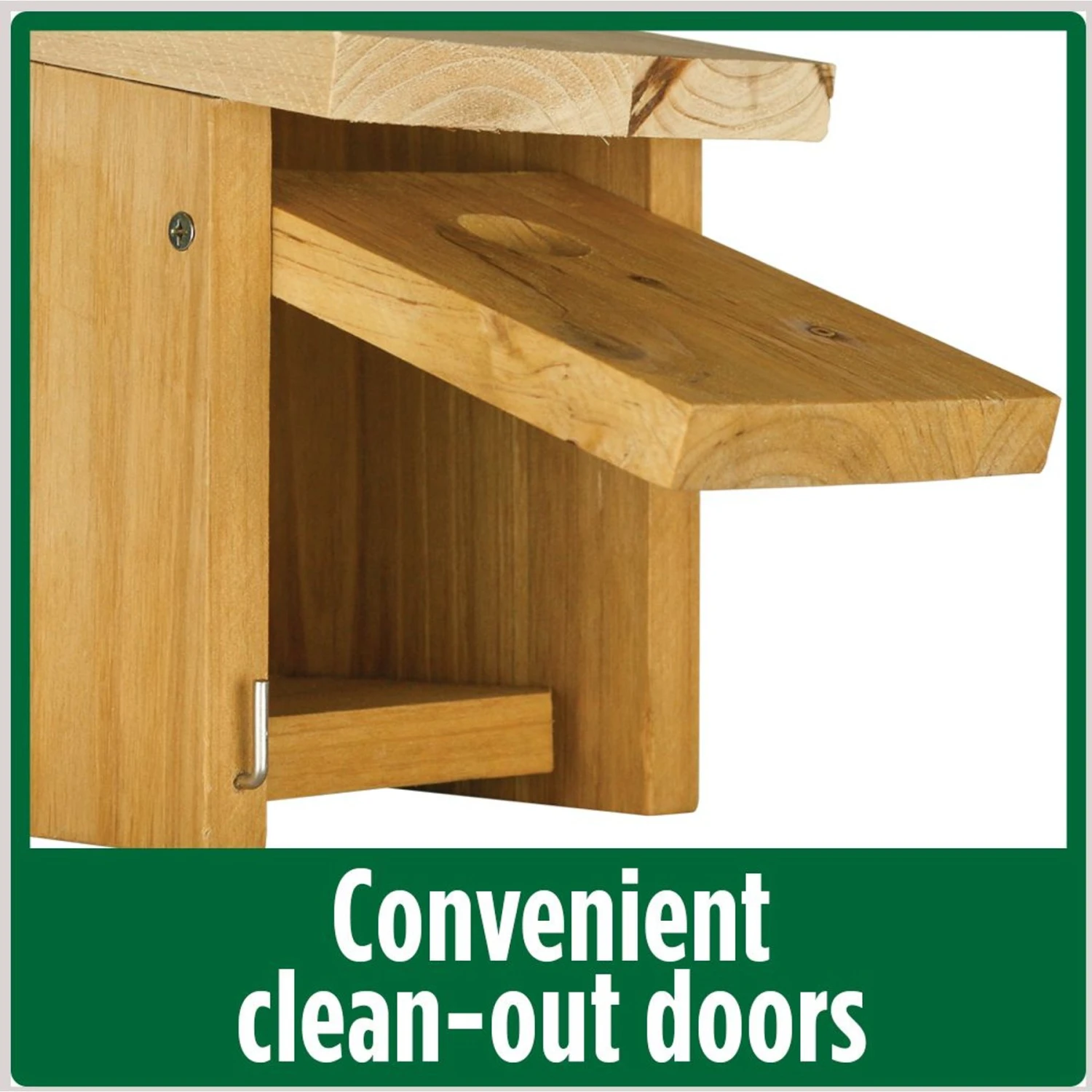 Natures Way Bird Products Wren Box House, Cedar 5 Natures Way Bird Products Wren Box House, Cedar - Image 3