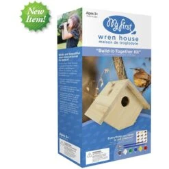 Natures Way Bird Products My First Wren House, Brown -Sunny Decor Shop 817990 PT3. AC SS1800 V1681739788