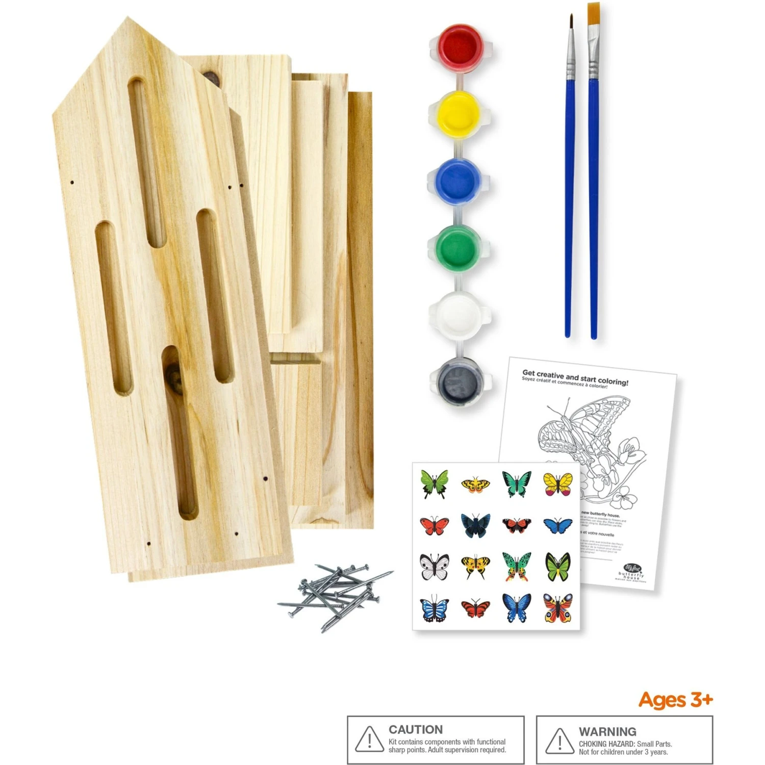 Natures Way Bird Products My First Butterfly Bird House, Brown 6 Natures Way Bird Products My First Butterfly Bird House, Brown - Image 4