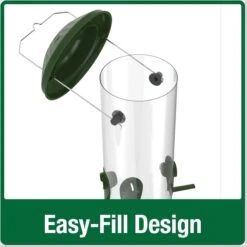 Natures Way Bird Products Wide Easy Clean Bird Feeder, Green, 2.8-qt -Sunny Decor Shop 818054 PT3. AC SS1800 V1681743313