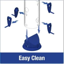 Natures Way Bird Products Wide Funnel Flip Top Bird Feeder, Blue, 2.8-qt -Sunny Decor Shop 818118 PT3. AC SS1800 V1681743413