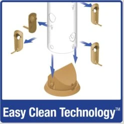 Natures Way Bird Products Deluxe Funnel Flip Top Bird Feeder, Copper, 1.5-qt -Sunny Decor Shop 818134 PT3. AC SS1800 V1681743384