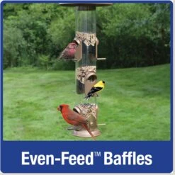 Natures Way Bird Products Deluxe Funnel Flip Top Bird Feeder, Copper, 1.5-qt -Sunny Decor Shop 818134 PT4. AC SS1800 V1681743341