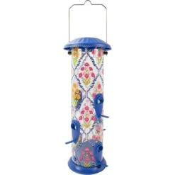 Natures Way Bird Products Garden Floral Easy Clean Bird Feeder, Blue, 2.8-qt -Sunny Decor Shop 818230 PT1. AC SS1800 V1681739704