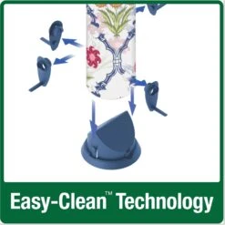 Natures Way Bird Products Garden Floral Easy Clean Bird Feeder, Blue, 2.8-qt -Sunny Decor Shop 818230 PT4. AC SS1800 V1681743336