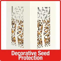Natures Way Bird Products Squirrel Shield Lantern Bird Feeder, White, 2-qt -Sunny Decor Shop 818262 PT5. AC SS1800 V1681509568