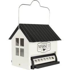 Natures Way Bird Products Squirrel Shield Hopper Bird Feeder, Black, 5.5-qt -Sunny Decor Shop 818278 PT2. AC SS1800 V1681738171