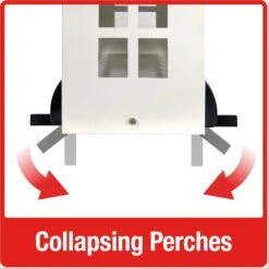 Natures Way Bird Products Squirrel Shield Hopper Bird Feeder, Black, 5.5-qt -Sunny Decor Shop 818278 PT4. AC SS1800 V1681743342