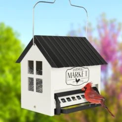 Natures Way Bird Products Squirrel Shield Hopper Bird Feeder, Black, 5.5-qt -Sunny Decor Shop 818278 PT5. AC SS1800 V1681739721