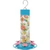 Natures Way Bird Products Charming Peony Decorative Glass Hummingbird Feeder, Teal, 20-oz -Sunny Decor Shop 818398 MAIN. AC SS1800 V1681501660
