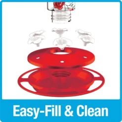 Natures Way Bird Products Vintage Blossom Decorative Glass Hummingbird Feeder, Red, 20-oz 13 Natures Way Bird Products Vintage Blossom Decorative Glass Hummingbird Feeder, Red, 20-oz -Sunny Decor Shop 818414 PT4. AC SS1800 V1681500999