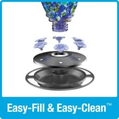 Natures Way Bird Products Artisan Gravity Hummingbird Feeder, 28-oz -Sunny Decor Shop 818510 PT1. AC SS1800 V1681502194