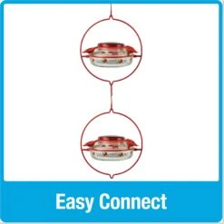 Natures Way Bird Products Decorative Glass Top-Fill Hummingbird Feeder, 13-oz -Sunny Decor Shop 818534 PT3. AC SS1800 V1681742921