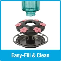 Natures Way Bird Products Antique Glass Gravity Hummingbird Feeder, Teal, 28-oz 9 Natures Way Bird Products Antique Glass Gravity Hummingbird Feeder, Teal, 28-oz -Sunny Decor Shop 818590 PT2. AC SS1800 V1681500928