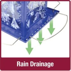 Natures Way Bird Products Paisley Sky Gazebo Bird Feeder, Blue, 3.7-qt -Sunny Decor Shop 818686 PT5. AC SS1800 V1681742902