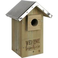 Natures Way Bird Products Rustic Weatherd Bluebird House, Brown -Sunny Decor Shop 818734 PT3. AC SS1800 V1681738116