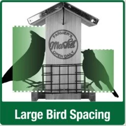 Natures Way Bird Products Rustic Weathered Hopper Bird Feeder, Brown, 3.1-qt -Sunny Decor Shop 818766 PT5. AC SS1800 V1681742814