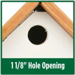 Natures Way Bird Products Farmhouse Wren Bird House, White -Sunny Decor Shop 818782 PT3. AC SS1800 V1681742809