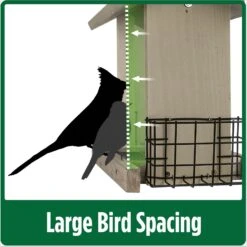 Natures Way Bird Products Stained Glass Hopper Bird Feeder, Multiple Colors, 3.1-qt -Sunny Decor Shop 818846 PT4. AC SS1800 V1681742791