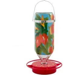 Hummer's Galore Hibiscus Design Hummingbird Feeder, Teal -Sunny Decor Shop 822502 PT1. AC SS1800 V1680632736
