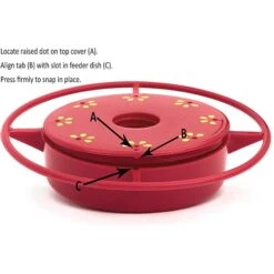 Hummer's Galore Hibiscus Design Hummingbird Feeder, Teal -Sunny Decor Shop 822502 PT2. AC SS1800 V1680632800