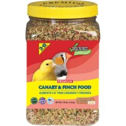 3-D Canary & Finch Food, 2.75-lb Jar