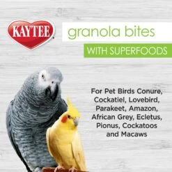 Kaytee Granola Bites Berry & Flax Bird Treats, 4.5-oz Bag -Sunny Decor Shop 864126 PT2. AC SS1800 V1686678881