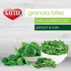 Kaytee Granola Bites Spinach & Kale Bird Treats, 4.5-oz Bag -Sunny Decor Shop 864142 PT2. AC SS1800 V1686678878
