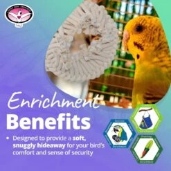 Super Bird Creations Snuggle Ring Bird Toy -Sunny Decor Shop 864742 PT4. AC SS1800 V1687883576