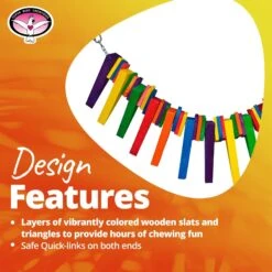 Super Bird Creations Triangle Teasers Bird Toy 19 Super Bird Creations Triangle Teasers Bird Toy -Sunny Decor Shop 864758 PT8. AC SS1800 V1687880296