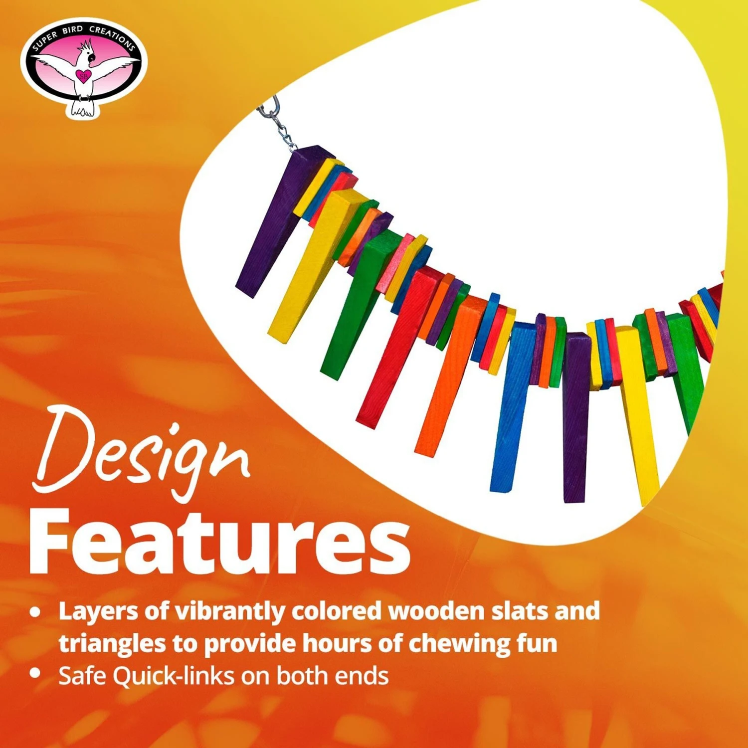 Super Bird Creations Triangle Teasers Bird Toy 11 Super Bird Creations Triangle Teasers Bird Toy - Image 9