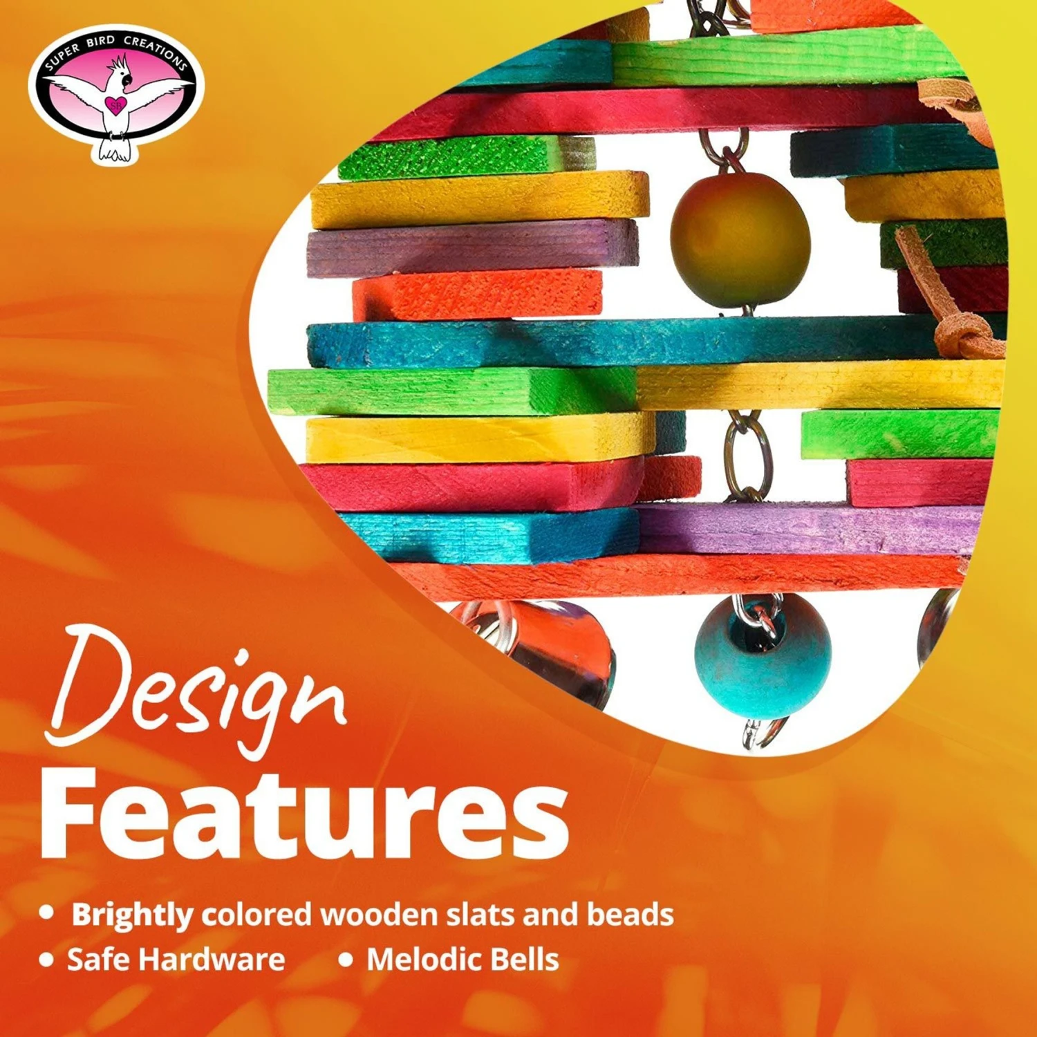 Super Bird Creations Woodpile Bird Toy 11 Super Bird Creations Woodpile Bird Toy - Image 9