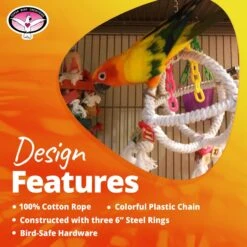 Super Bird Creations Orbiter Bird Toy -Sunny Decor Shop 864806 PT8. AC SS1800 V1687891880