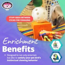 Super Bird Creations Willy Nilly Bird Toy -Sunny Decor Shop 864854 PT4. AC SS1800 V1687880182