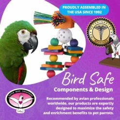 Super Bird Creations Willy Nilly Bird Toy -Sunny Decor Shop 864854 PT7. AC SS1800 V1687890212