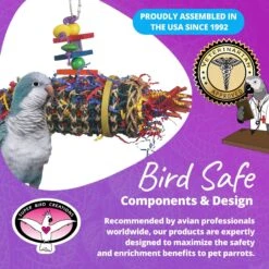 Super Bird Creations Firecracker Jr. Bird Toy -Sunny Decor Shop 864934 PT7. AC SS1800 V1687882549