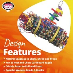 Super Bird Creations Firecracker Jr. Bird Toy -Sunny Decor Shop 864934 PT8. AC SS1800 V1687881831