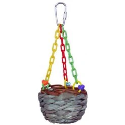 Super Bird Creations Hanging Treat Basket Bird Toy -Sunny Decor Shop 864982 PT1. AC SS1800 V1687882603