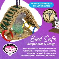 Super Bird Creations Seagrass Tent Bird Toy 18 Super Bird Creations Seagrass Tent Bird Toy -Sunny Decor Shop 865014 PT7. AC SS1800 V1687891426